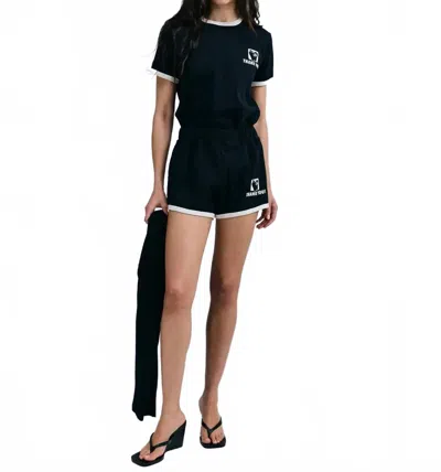 Love Stories Perry Cotton Shorts In Black