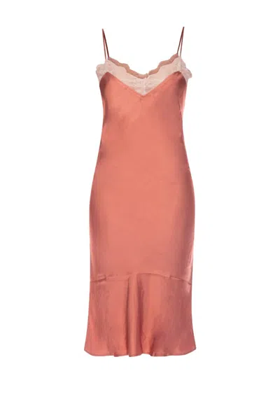 Love Stories Sottoveste Ruggine In Marrone