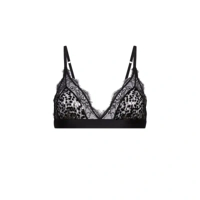 Love Stories Soutien-gorge En Dentelle Et Sequins In Black