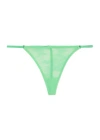 Love Stories Wild Lace Bikini Briefs In Bright Green