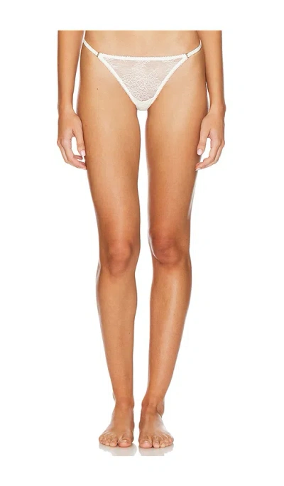 Love Stories Spice Thong In Off White