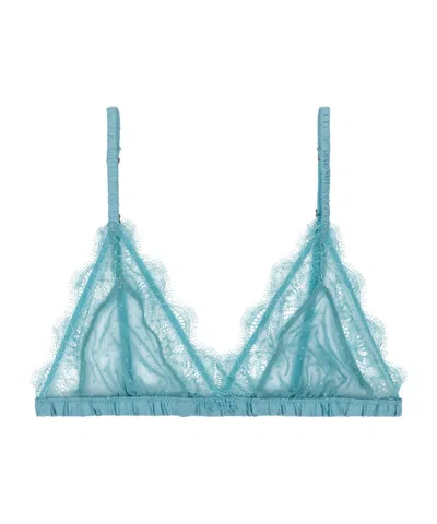 Love Stories Triangle Bra In Blue