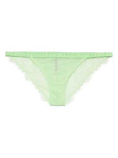 Love Stories Wild Rose Briefs In Green