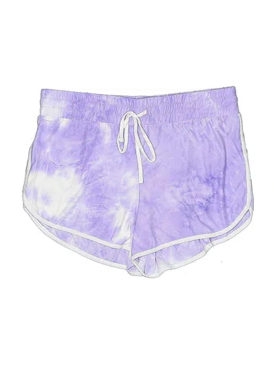 Pre-owned Love Streak Athletic Shorts In Purple