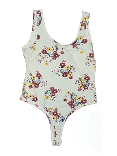 Pre-owned Love Streak Bodysuit In White