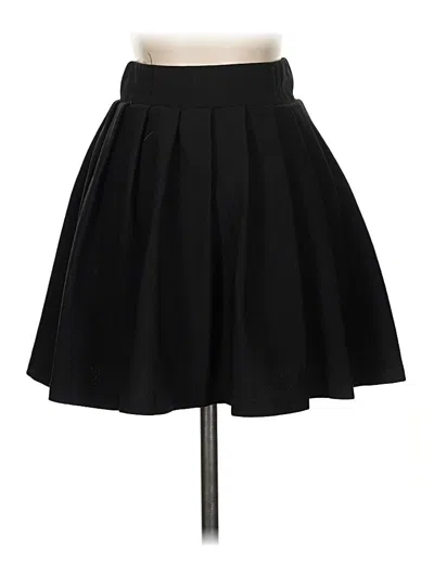 Pre-owned Love Streak Formal Skirt In Black