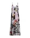 Love Tanjane Woman Maxi Dress Light Grey Size S Cotton In Grey