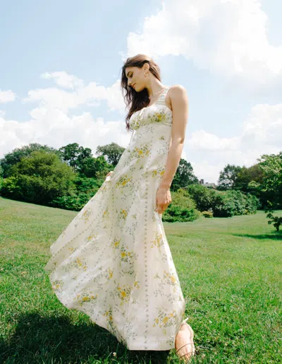 Love The Label Adrianna Maxi Dress In White