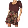 Love The Label Anda Top In Choco In Multi
