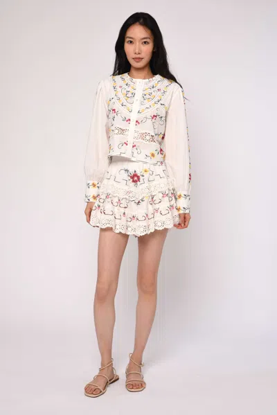 Love The Label Anika Skirt In White