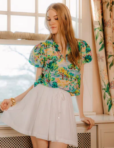 Love The Label Ansleigh Mini Skirt In White