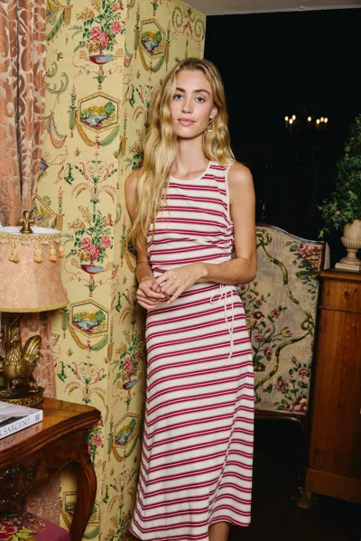 Love The Label Astrid Sleeveless Dress In Red