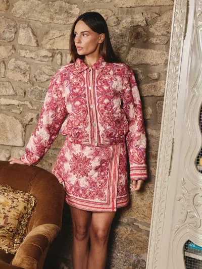 Love The Label Avelia Jacket In Pink