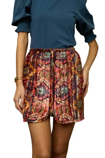 Love The Label Ayla Skirt In Thara Multi Print