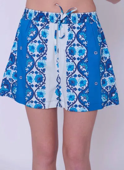 Love The Label Bay Shorts In Lynne Print In Multi
