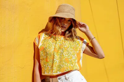 Love The Label Cammie Top In Multi