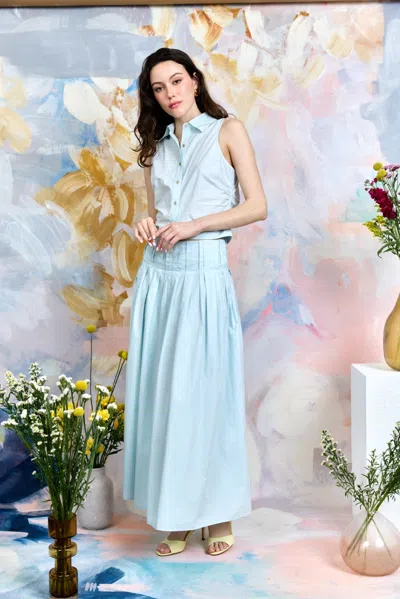 Love The Label Cara Skirt In Blue