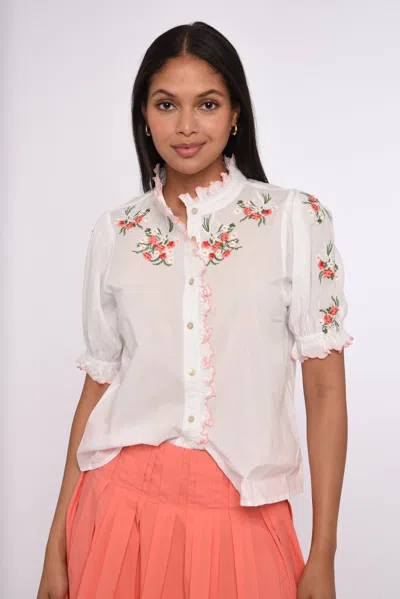 Love The Label Carmen Top In Multi