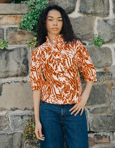 Love The Label Carolina Top In Brown