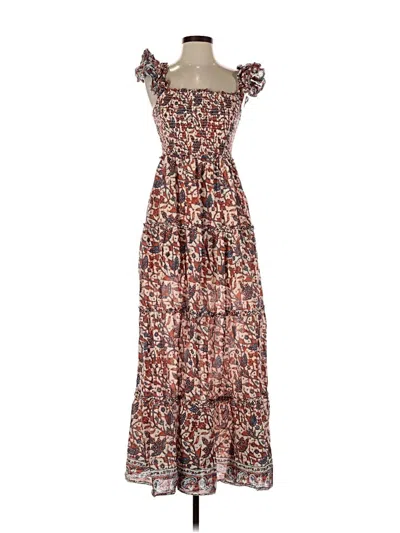 Pre-owned Love The Label Casual Dress In Brown