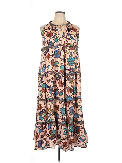 Pre-owned Love The Label Casual Dress In Brown