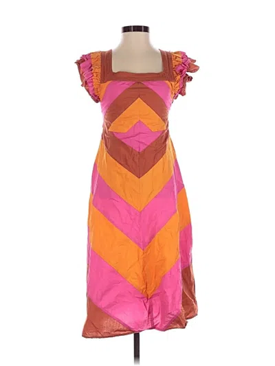 Pre-owned Love The Label Casual Dress In Orange
