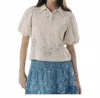 Love The Label Chandler Knit Top In Just Thought You Should Know In White