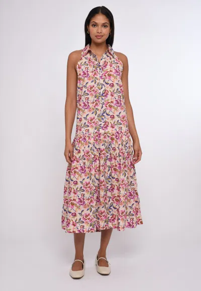 Love The Label Charlotte Long Dress In Multi
