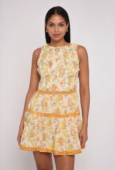 Love The Label Cleosandra Mini Dress In Multi