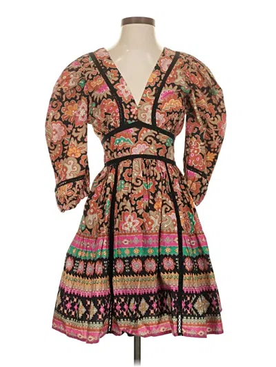 Pre-owned Love The Label Cocktail Dress In Brown