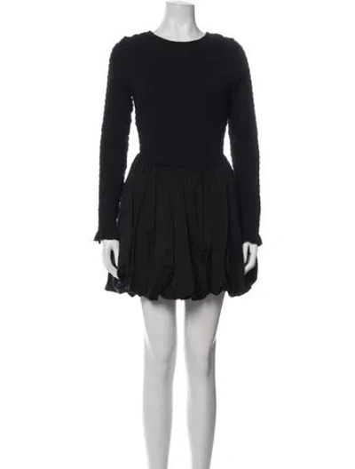 Pre-owned Love The Label Crew Neck Mini Dress W/ Tags In Black