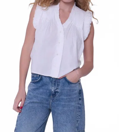 Love The Label Dana Sleeveless Top In White