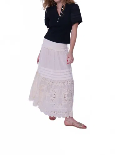 Love The Label Devony Short Sleeve Top In Black In Blue