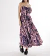 Love The Label Dolcia Dress In Rolling Winds Print In Multi
