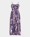 Love The Label Dolcia Dress In Rolling Winds Print In Rolling Winds Print