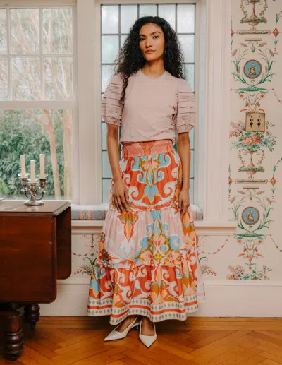 Love The Label Dylan Tee In Orange