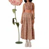 Love The Label Eloise Maxi Dress In Liberty Print In Pink