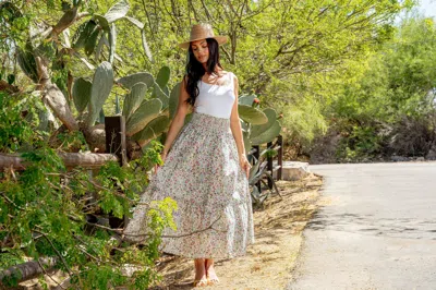 Love The Label Elowen Skirt In Animal Print