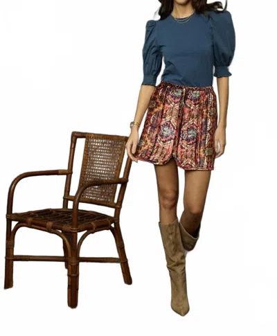 Love The Label Esme Tee In Deep Navy In Blue