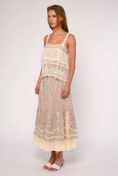 Love The Label Everlynn Maxi Skirt In Animal Print