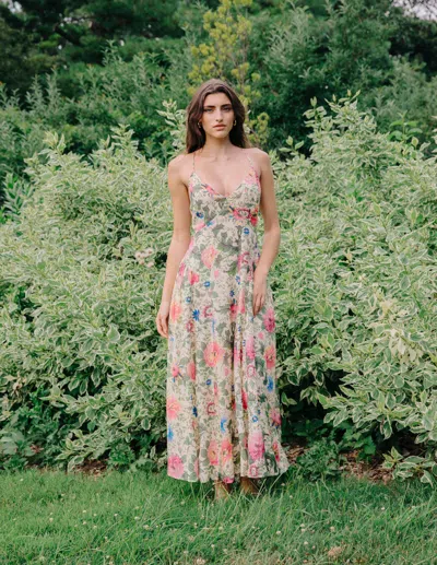 Love The Label Fiorella Maxi Dress In Multi