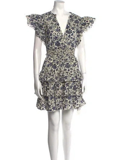 Pre-owned Love The Label Floral Print Long Dress W/ Tags In Multi
