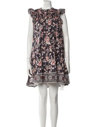 Pre-owned Love The Label Floral Print Mini Dress In Multi