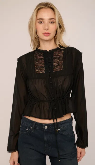Love The Label Hadley Top In Black