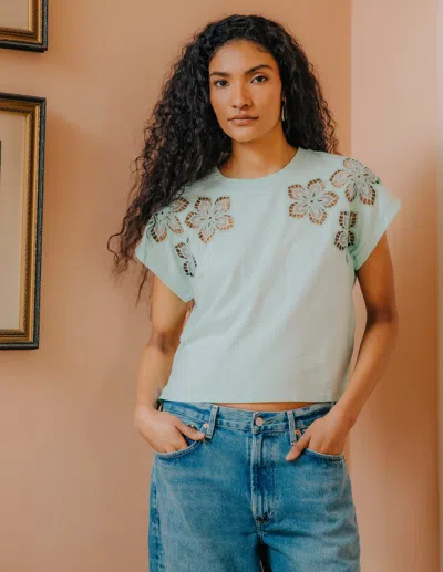 Love The Label Harper Tee In Green