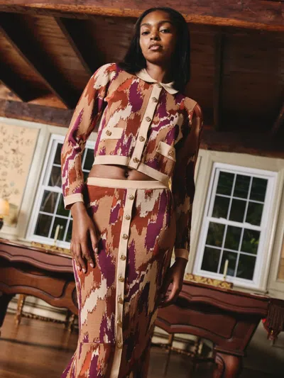 Love The Label Hattie Cardigan In Brown