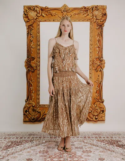 Love The Label Isabelle Skirt In Brown