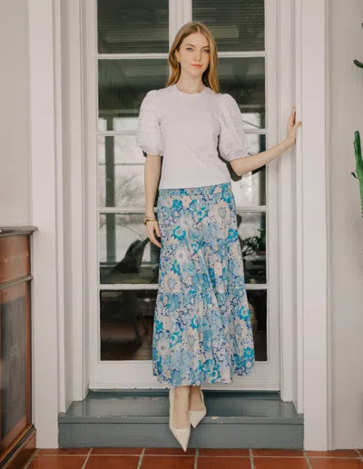 Love The Label Izzy Skirt In Blue