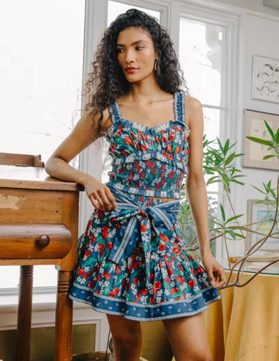 Love The Label Jasmine Top In Blue