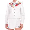 Love The Label Jocelyn Jacket In White In White